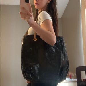 black michael kors tote bag